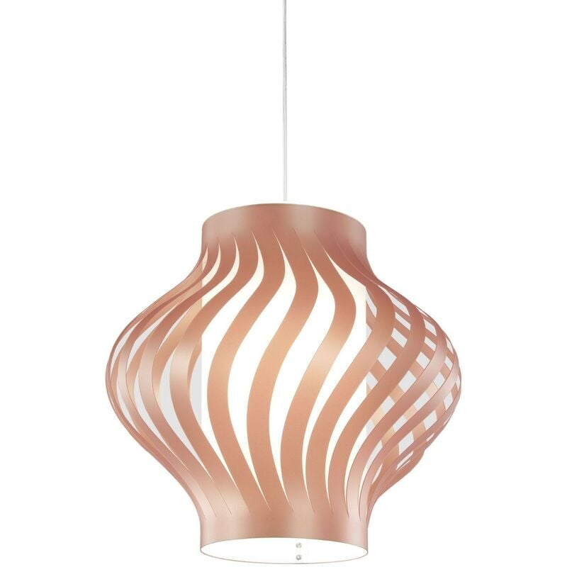 foto del prodotto sospensione nero in plastica bianca cm. 40 x 39h