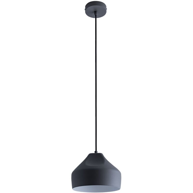 foto del prodotto sospensione plafone sala pranzo lampada cucina sospesa tavola interno bianco grigio bianco, design u paco home