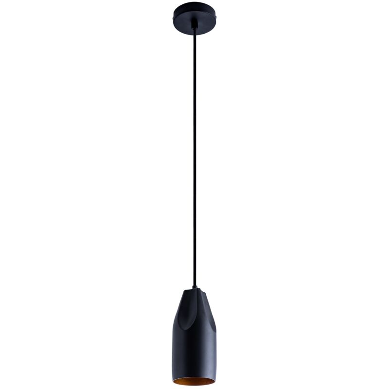 foto del prodotto sospensione plafone sala pranzo lampada cucina sospesa tavola interno oro nero oro, design i paco home