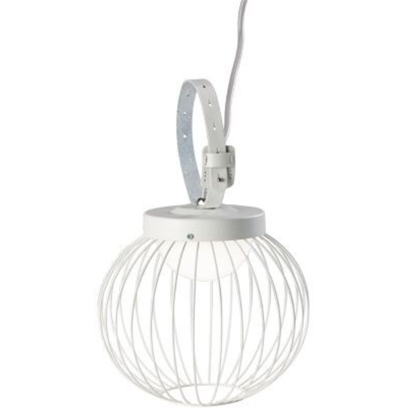 foto del prodotto sospensione portatile cage sovil 20w bianco