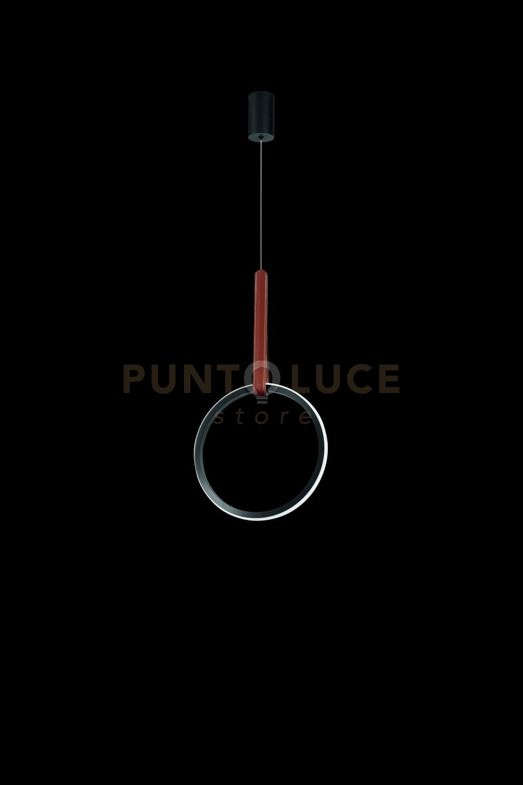 foto del prodotto sospensione singola regoli circle d.30,5cm 3000k 600lm 12w