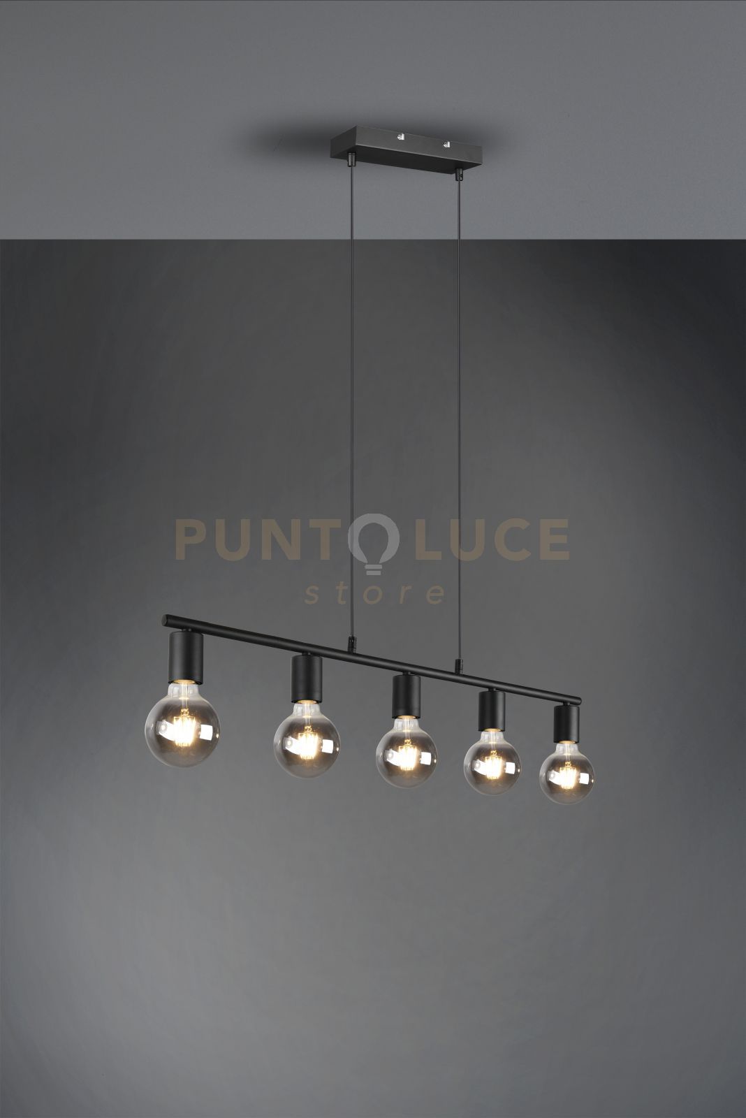 immagine 0 del prodotto sospensione vannes 5 spots nera r30185032