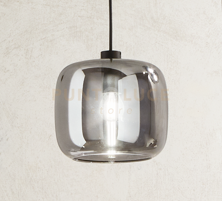 foto del prodotto sospensione verve 2 1 luce fume attacco e14 senza base d attacco d.20cm h.19cm