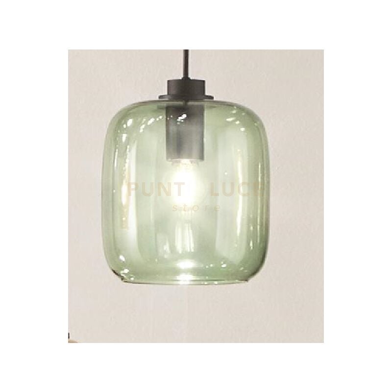 foto del prodotto sospensione verve 3 1 luce verde attacco e14 senza base d attacco d.16cm h.19cm