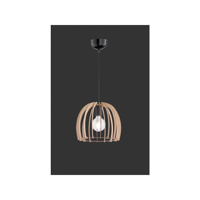 foto del prodotto sospensione wood cupola listelli di legno r30253030