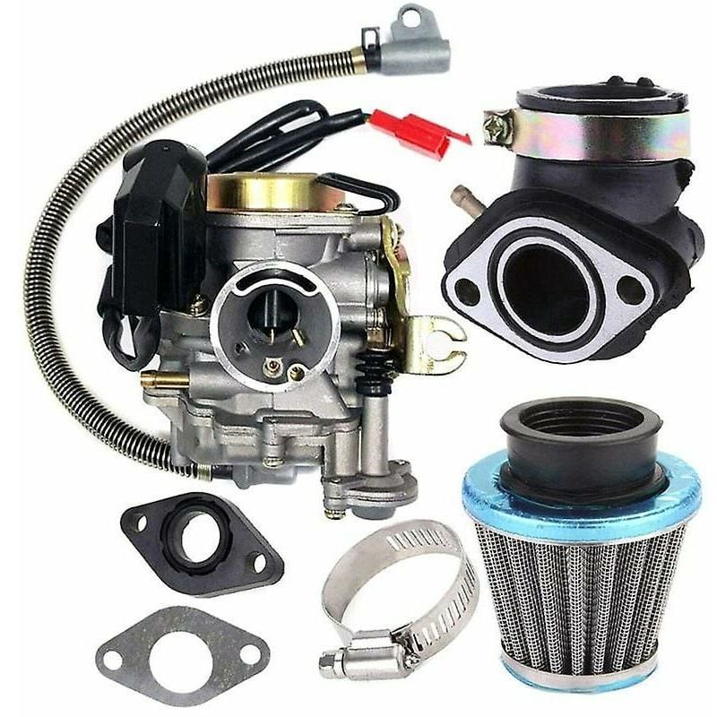 foto del prodotto sostituzione carburatore a 4 tempi pd18j pd18 da 18 mm per scooter carb gy6 50cc 60cc 80cc 139qmb 139qma ciclomotore cinese scooter cinesi sunl baja