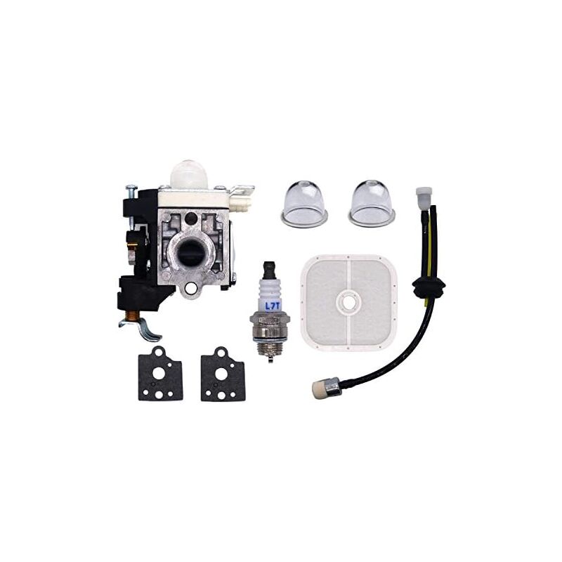 foto del prodotto sostituzione carburatore rb k90 con kit di manutenzione repower guarnizioni pompetta primer candela filtro aria compatibile con soffiatori echo