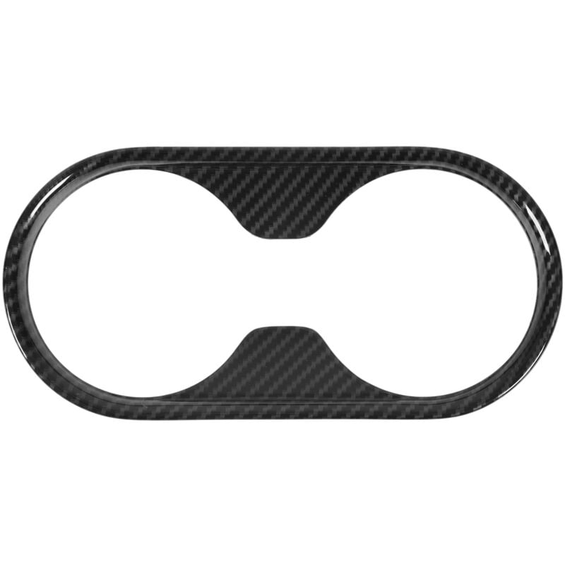 foto del prodotto sostituzione degli accessori interni dell auto per la copertura del portabicchieri in stile fibra di carbonio per ford ranger t6 p375 2015 2021