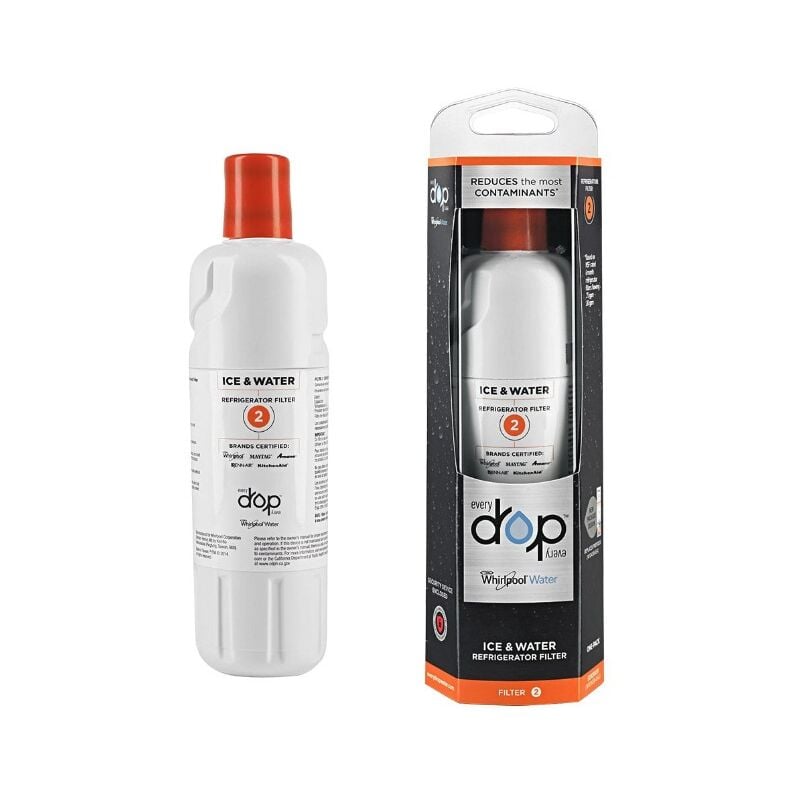 foto del prodotto sostituzione del filtro dell acqua, compatibile con everydrop by, compatibile con whirlpool filter 2, edr2rxd1