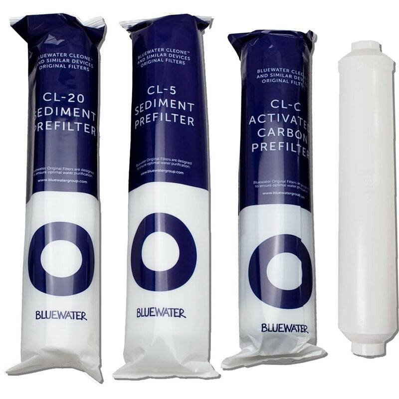 foto del prodotto sostituzione del filtro per l osmosi inversa kuna water cleone, bluewater