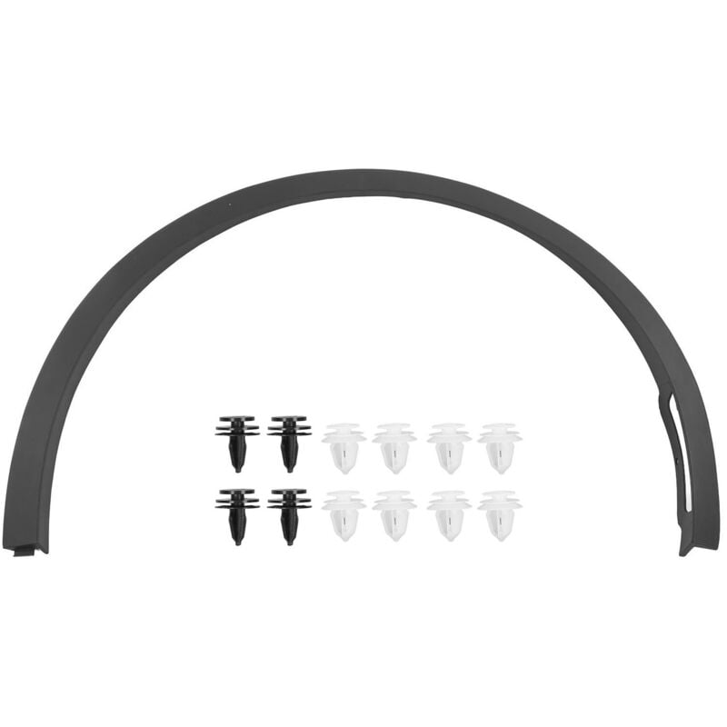 foto del prodotto sostituzione del rivestimento del labbro a forma di ruota laterale per auto, paraspruzzi, per pneumatici, sopracciglio, arco svasato, per tesla model