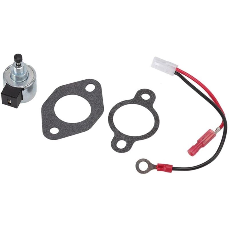 foto del prodotto sostituzione del solenoide del carburante del carburatore, solenoide del carburatore del tosaerba per kohler 1275709 1275733s 1243502s per john deere