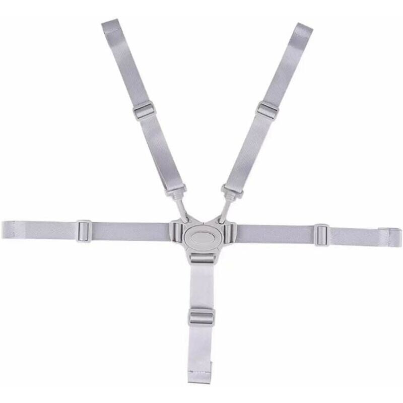 foto del prodotto sostituzione dell imbracatura per seggiolone kzq cinghie di ricambio per seggiolone alla moda, cintura per imbracatura regolabile a 5 punti adatta