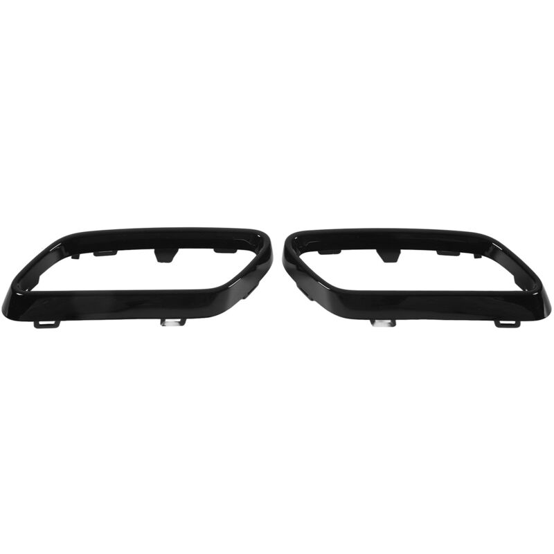 foto del prodotto sostituzione della cornice della copertura della punta dello scarico per benz classe c w206 s206 amg line dal 2022 in poi nero lucido eosnow