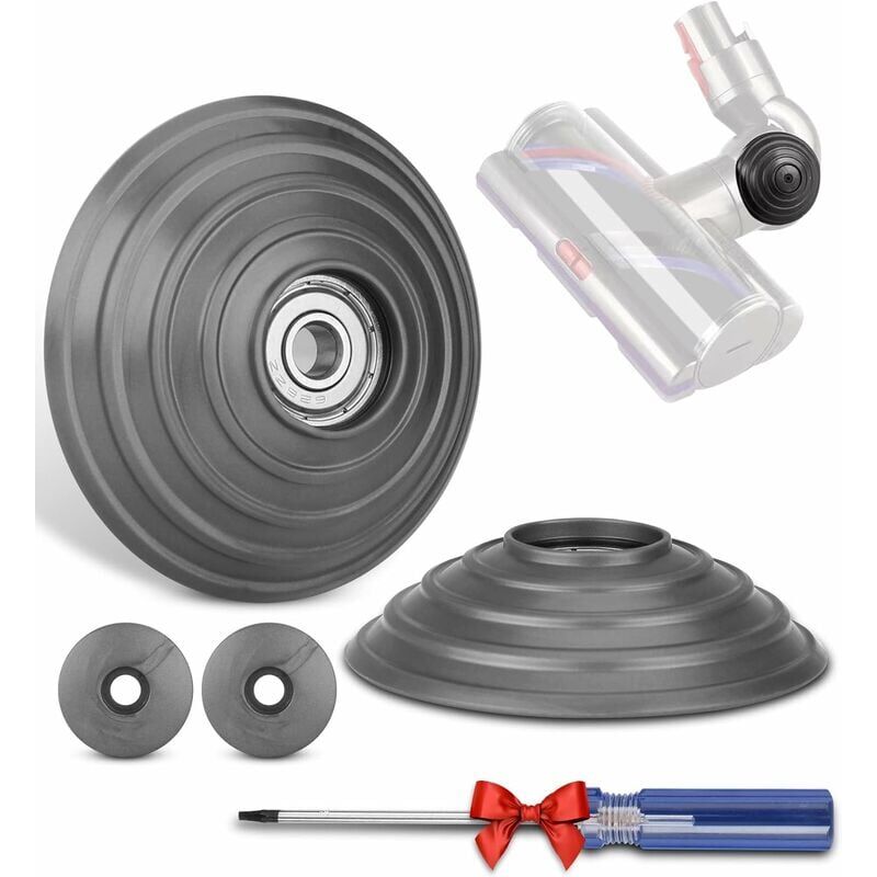 foto del prodotto sostituzione della ruota a sfera, parte di ricambio della testa dell aspirapolvere a trasmissione diretta, compatibile con dyson v15 v11 v10