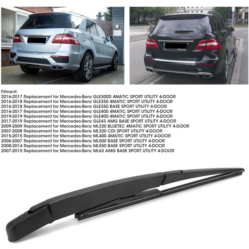 foto del prodotto sostituzione della spazzola del braccio del tergicristallo posteriore a1648200744 per mercedesbenz w166 w164 ml350 ml500 eosnow