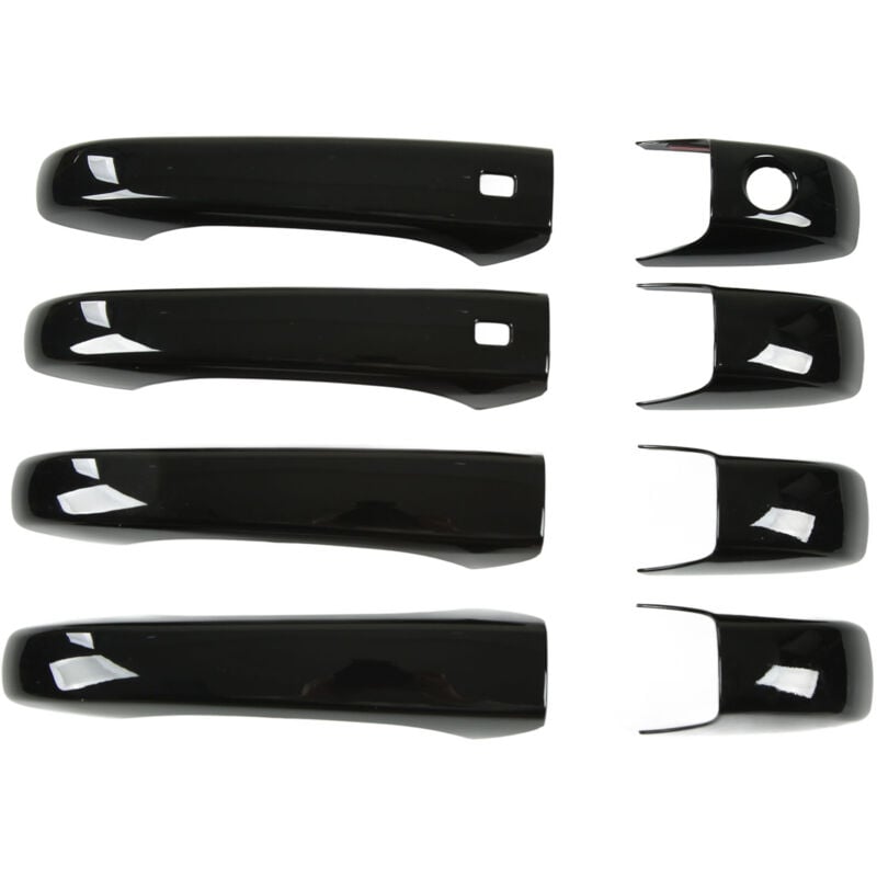 foto del prodotto sostituzione maniglia portiera esterna auto nero lucido per jeep grand cherokee wk2 wl 2011 2022 eosnow