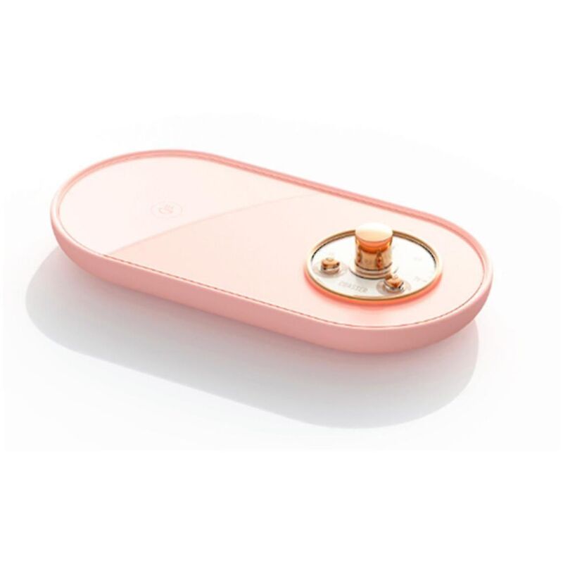 foto del prodotto sottobicchiere usb a temperatura costante, retro, portatile, a temperatura costante rosa 