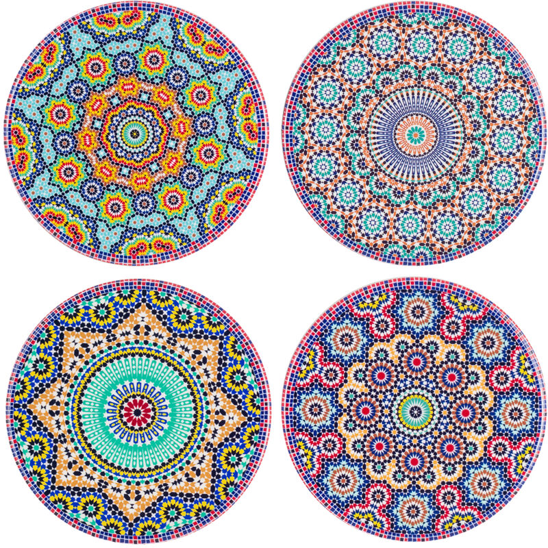 foto del prodotto sottobicchieri mandala 4u sottobicchiere vintage rotondo 11x11 cm signes grimalt