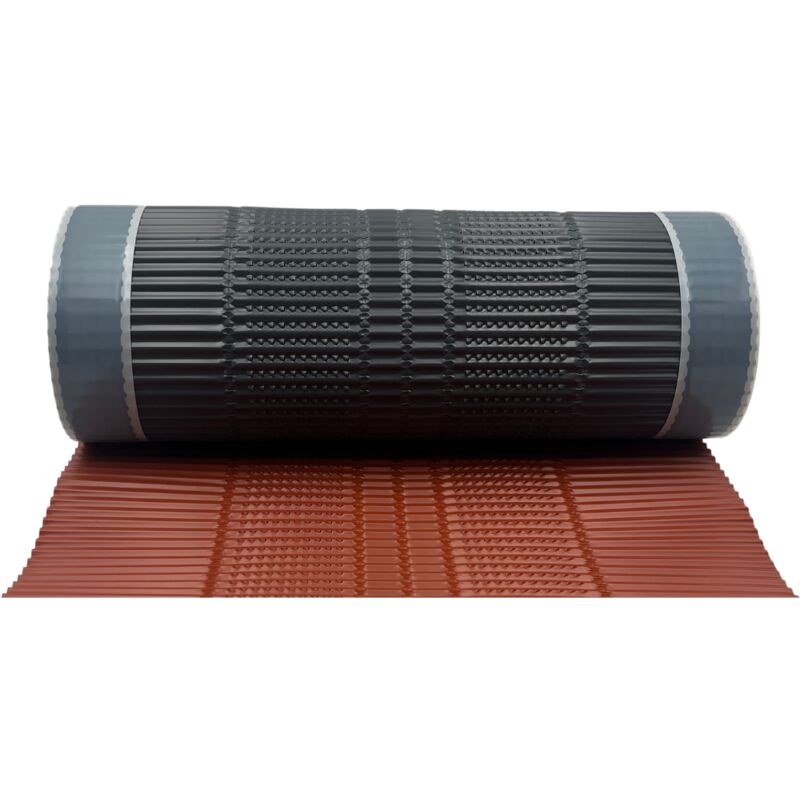 foto del prodotto sottocolmo ventilato alluminio rosso mattone