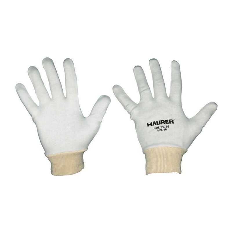 foto del prodotto sottoguanto cotone bianco maurer tg 7
