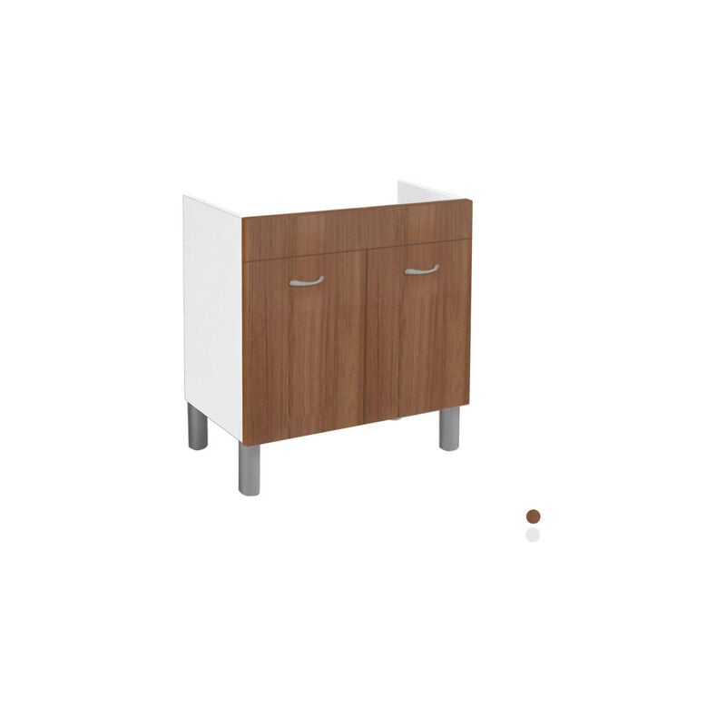 foto del prodotto sottolavello in kit per lavello inox 80x50 cm teak x lav. inox cm 80x50