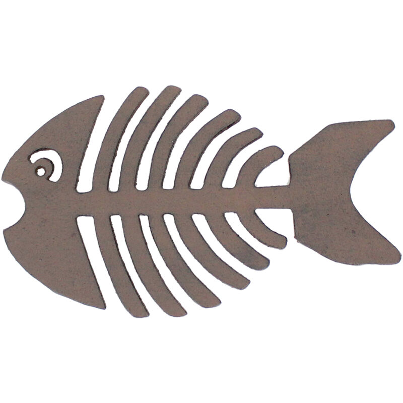 foto del prodotto sottopentola con spine di pesce da giardino sottopentola grigio 17x28x2 cm signes grimalt