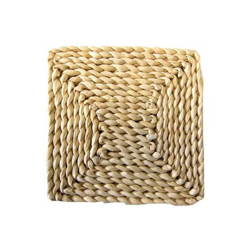 foto del prodotto sottopentola in paglia naturale quadrato 18cm xtra