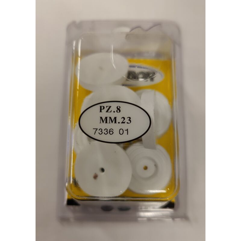 foto del prodotto sottopiedi so.di.fer diametro 23mm bianco 8pz 733601