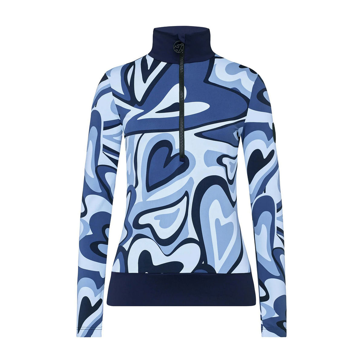 foto del prodotto sottotuta mezza zip wieka print donna