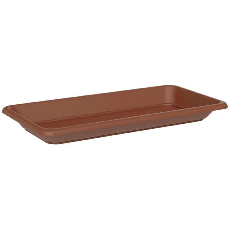 foto del prodotto sottovaso cassettone basic per fiori e piante da giardino 80 cm antracite