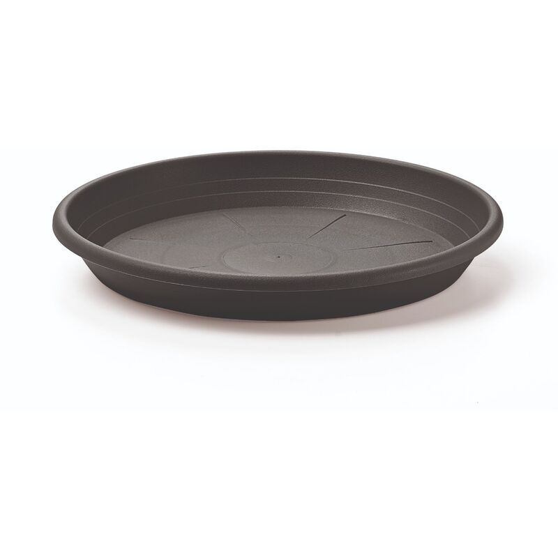 foto del prodotto sottovaso cilindro d.13cm antracite veca per vasi