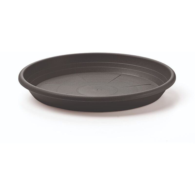foto del prodotto sottovaso cilindro d.32cm antracite veca per vasi