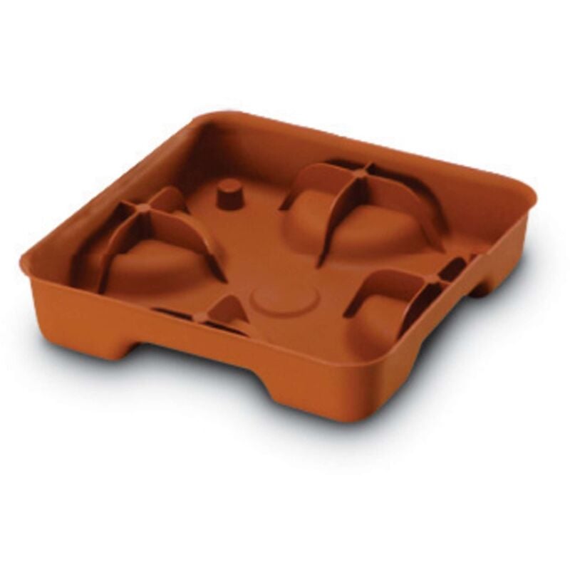 foto del prodotto sottovaso in plastica scidro per sutri cm.40 4 pz