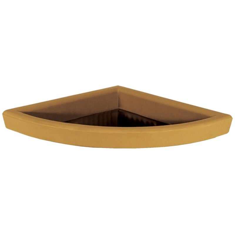 foto del prodotto sottovaso per vaso angolare in resina per piante e fiori made in italy da esterno 50x50 cm antracite