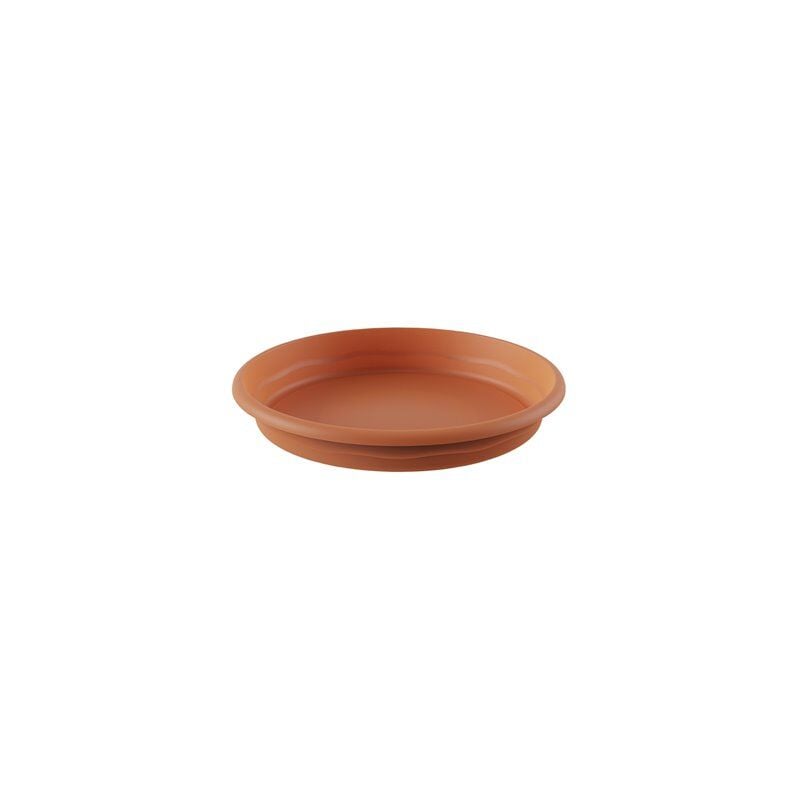 foto del prodotto sottovaso per vaso rotondo modello terra 12cm colore marrone