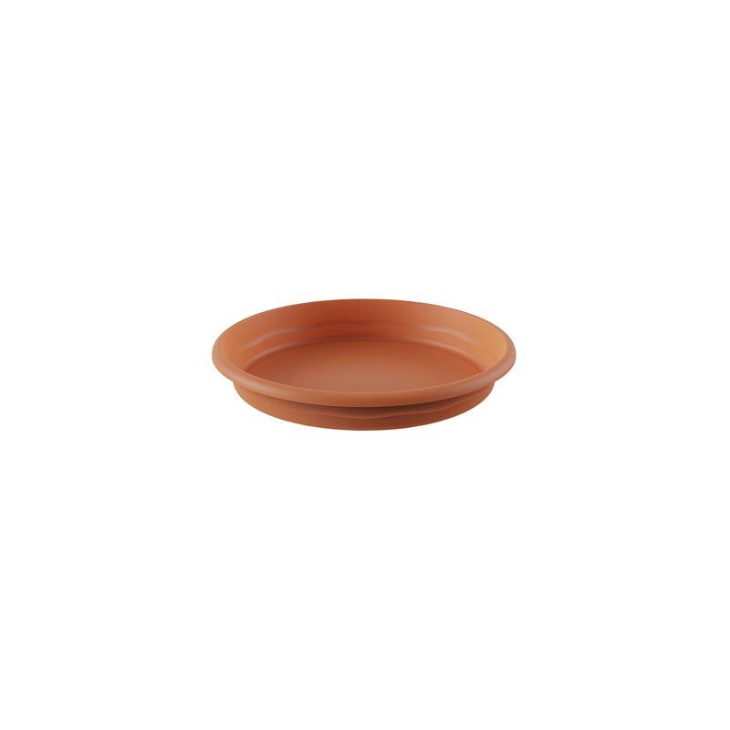 foto del prodotto sottovaso per vaso rotondo modello terra 16cm colore marrone
