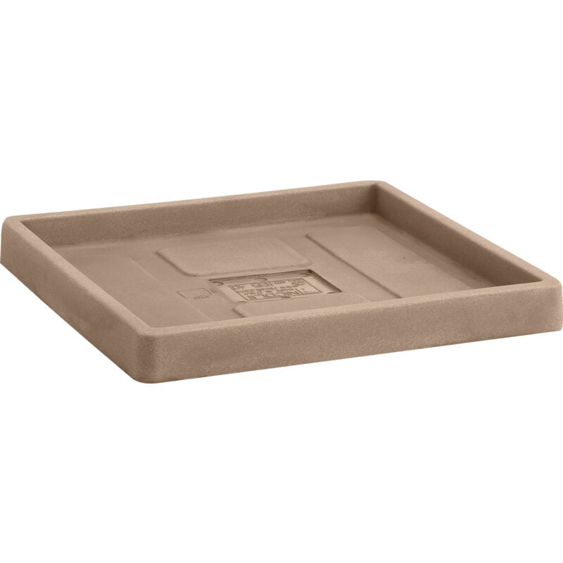 foto del prodotto sottovaso quadrato themis cm. 40 avana