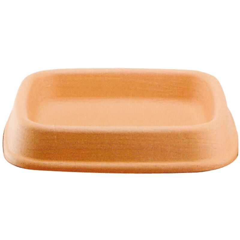 foto del prodotto sottovaso quadrato zeus impruneta di martino 25x25 cm per vaso 30 cm
