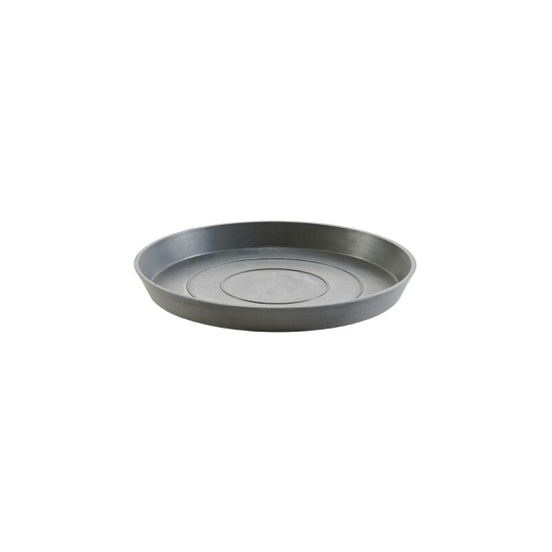 foto del prodotto sottovaso rotondo amsterdam 44cm grigio ecopots