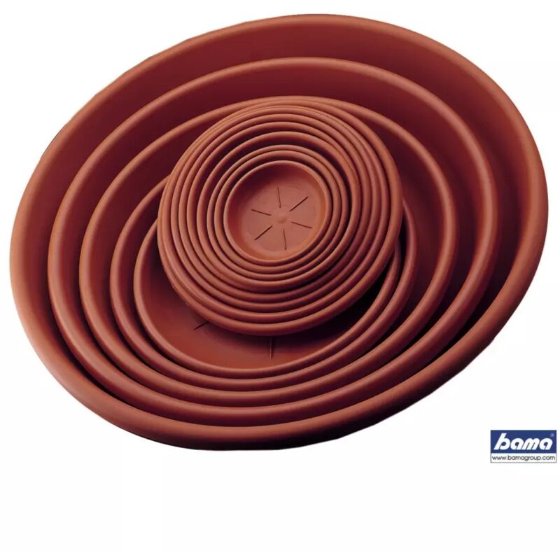 foto del prodotto sottovaso rotondo d.14 terracotta