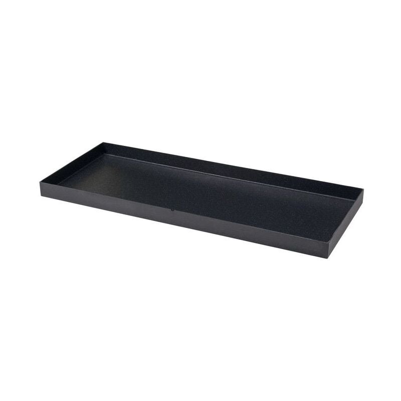 foto del prodotto sottovaso sottocassa schio in plastica da esterno per fiori e piante 80 cm antracite