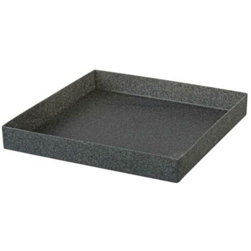 foto del prodotto sottovaso sottocubo schio in plastica per fiori e piante bronzo 40 cm