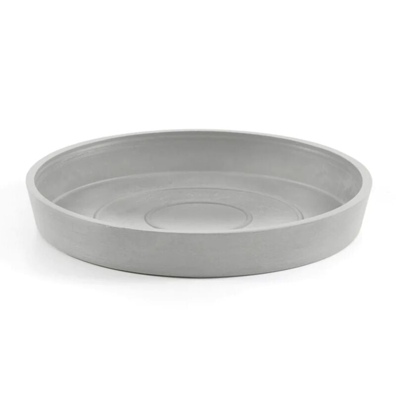 foto del prodotto sottovaso tondo 21x2,5cm bianco ecopots