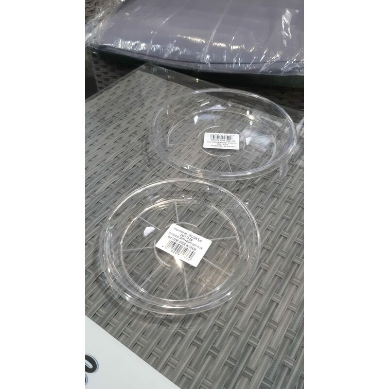 foto del prodotto sottovaso trasparente easy 19cm telcom