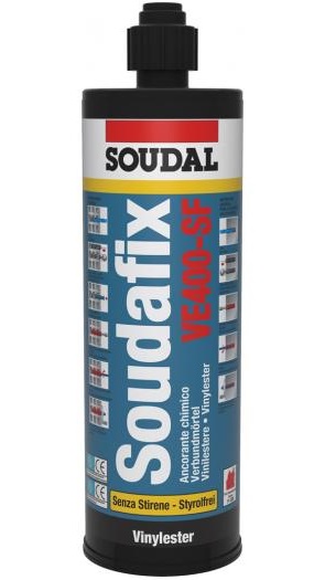 foto del prodotto soudal cart. chimica soudafix ve400-sf ml.400 vinilestere