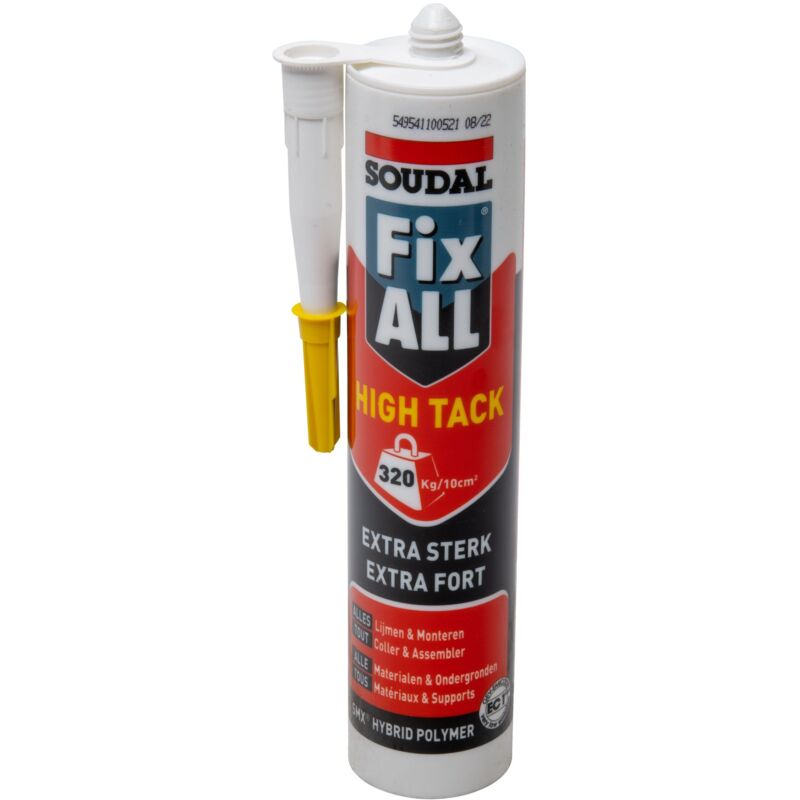 foto del prodotto soudal cartuccia di colla extra forte fix all hightack 290ml