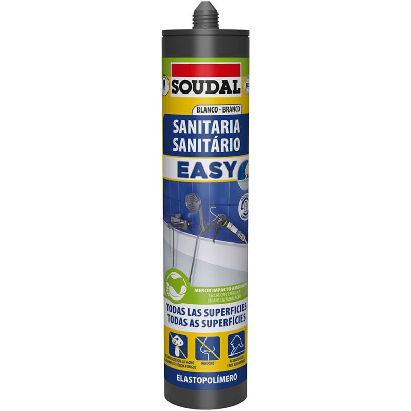 foto del prodotto soudal masticino sanitario bianco 290mlfralatn fralatn antimuffa fralatn apfralatn facile