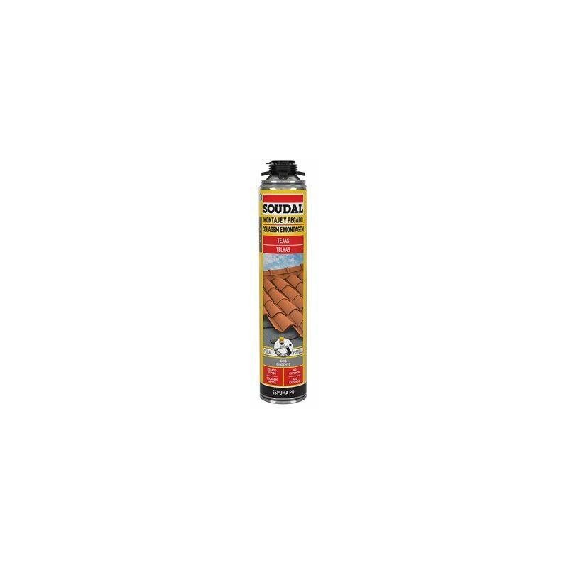 foto del prodotto soudal schiuma per piastrelle grey gun 750ml