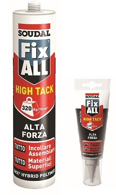 foto del prodotto soudal sigillante fix all high tack bianco ml.290 eff.ventos